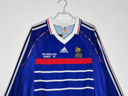 1998 France Home Retro (Final Edition) 3B (Long Sleeve)