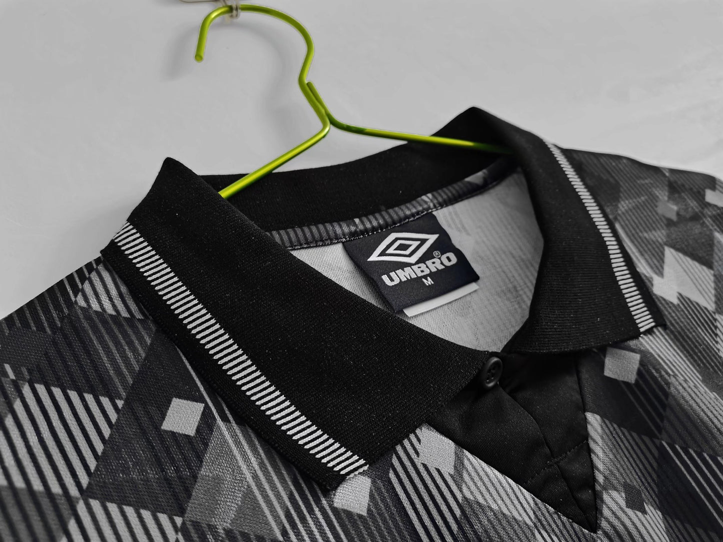 1990 England Black Retro 5A (Umbro Logo)