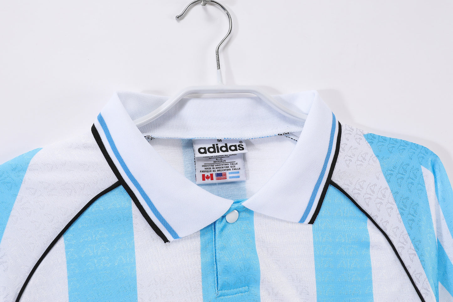 1996/97 Argentina Home Retro 3B (Long Sleeve)