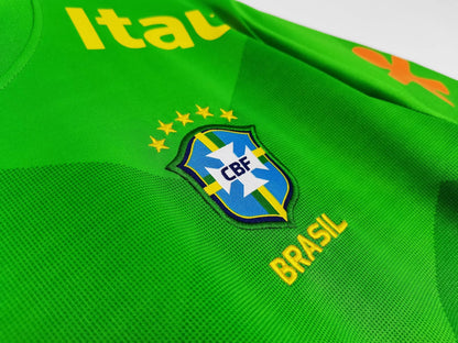 2020 Brazil Dark Green Training Jersey 0A