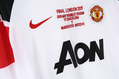 2010/11 Manchester United Away White UCL Retro 8A