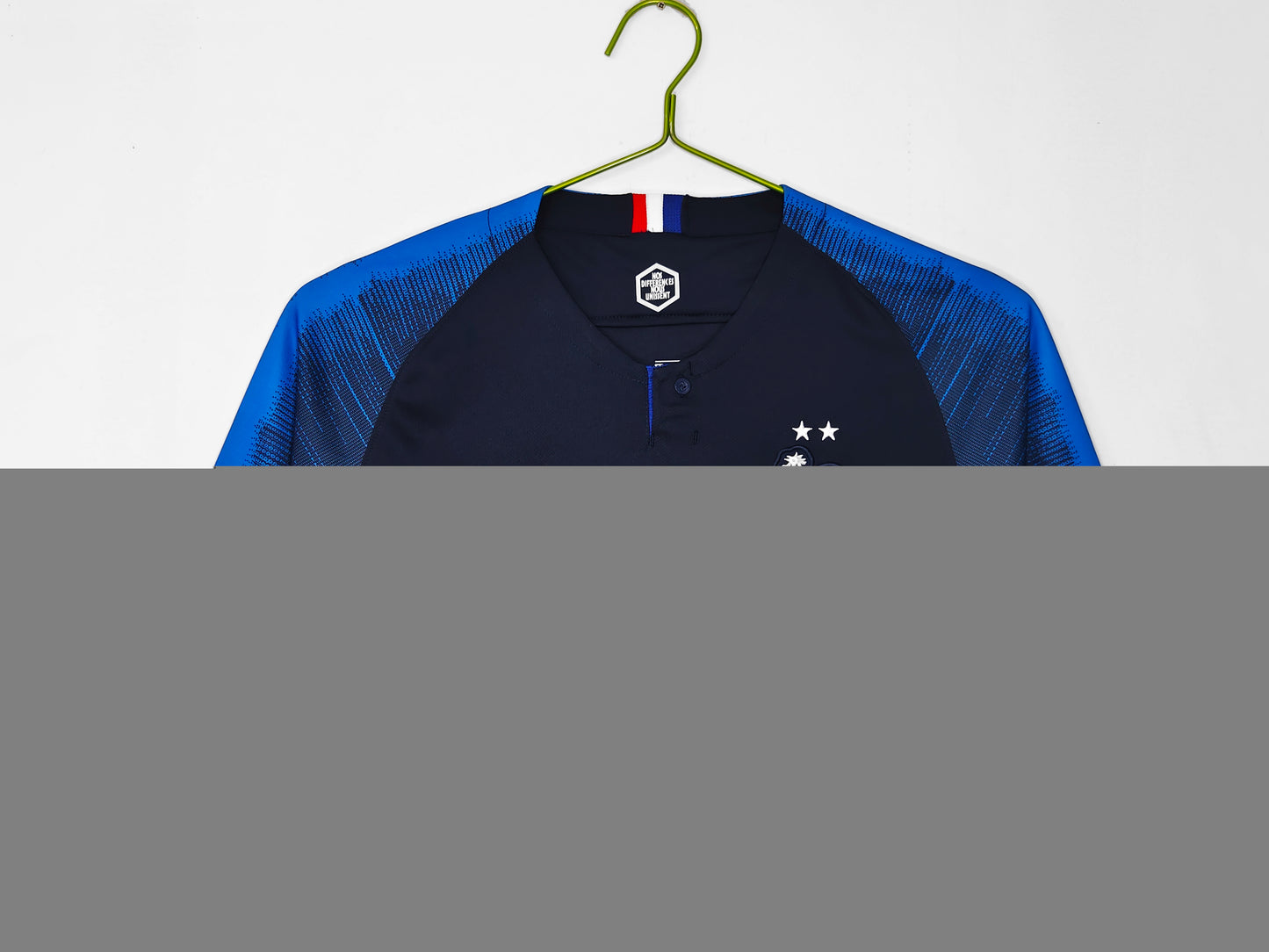 2018 France World Cup Winners Home Retro 3B (Long Sleeve)