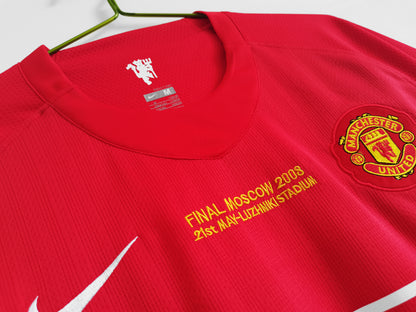 2007/08 Manchester United Home UCL 0B (Long Sleeve)