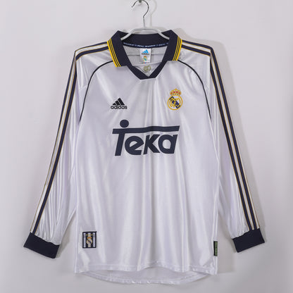 1998/00 Real Madrid Home 3B (Long Sleeve)