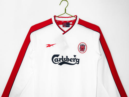 1998 Liverpool Away White 3B (Long Sleeve)