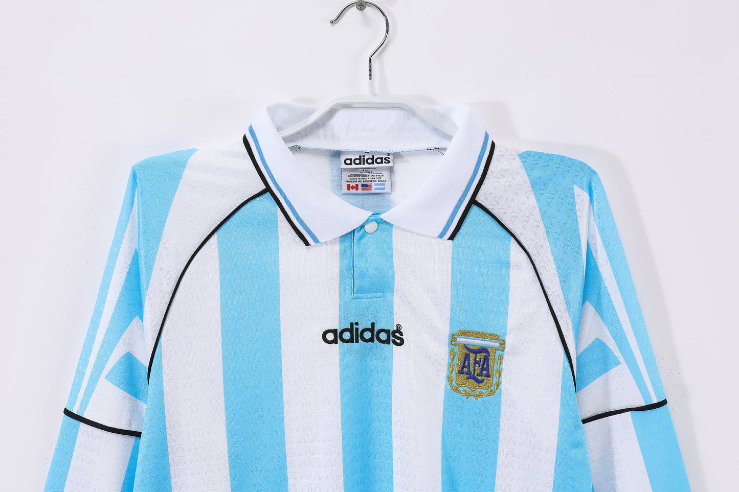 1996/97 Argentina Home Retro 3B (Long Sleeve)