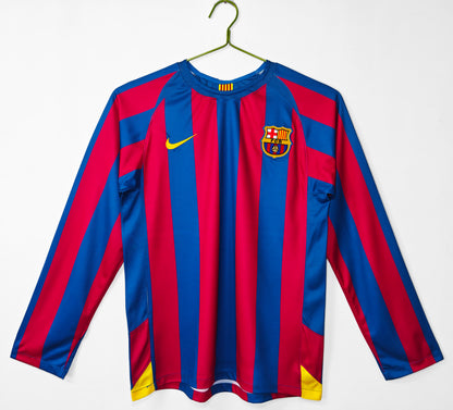 2005/06 Barcelona Home League Version 3B (Long Sleeve)