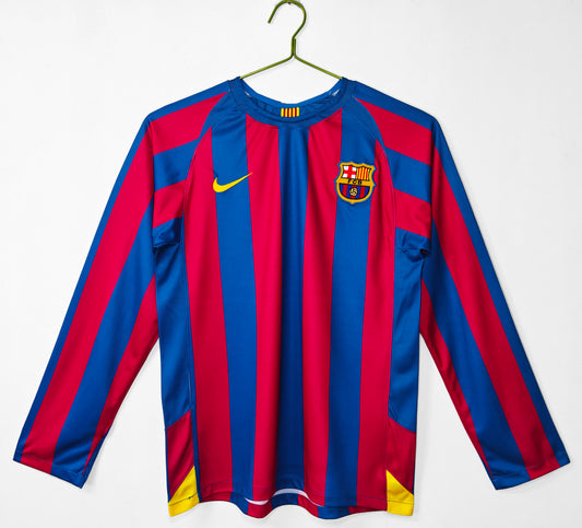 2005/06 Barcelona Home League Version 3B (Long Sleeve)