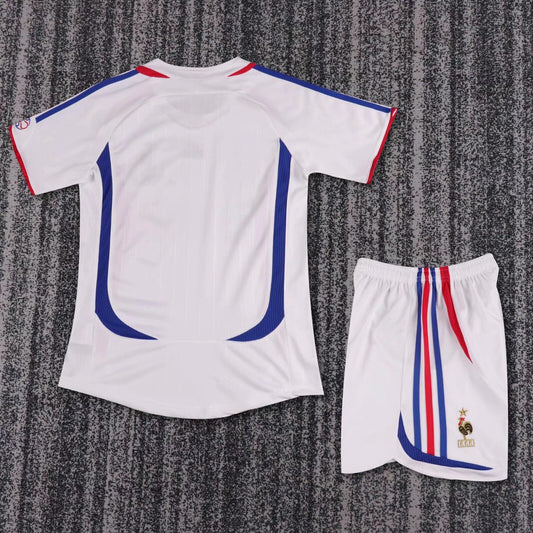 2006 France Away Retro Kids Kit
