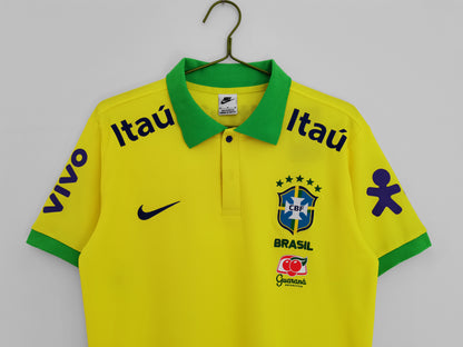 2022 Brazil Yellow Polo Shirt 8A