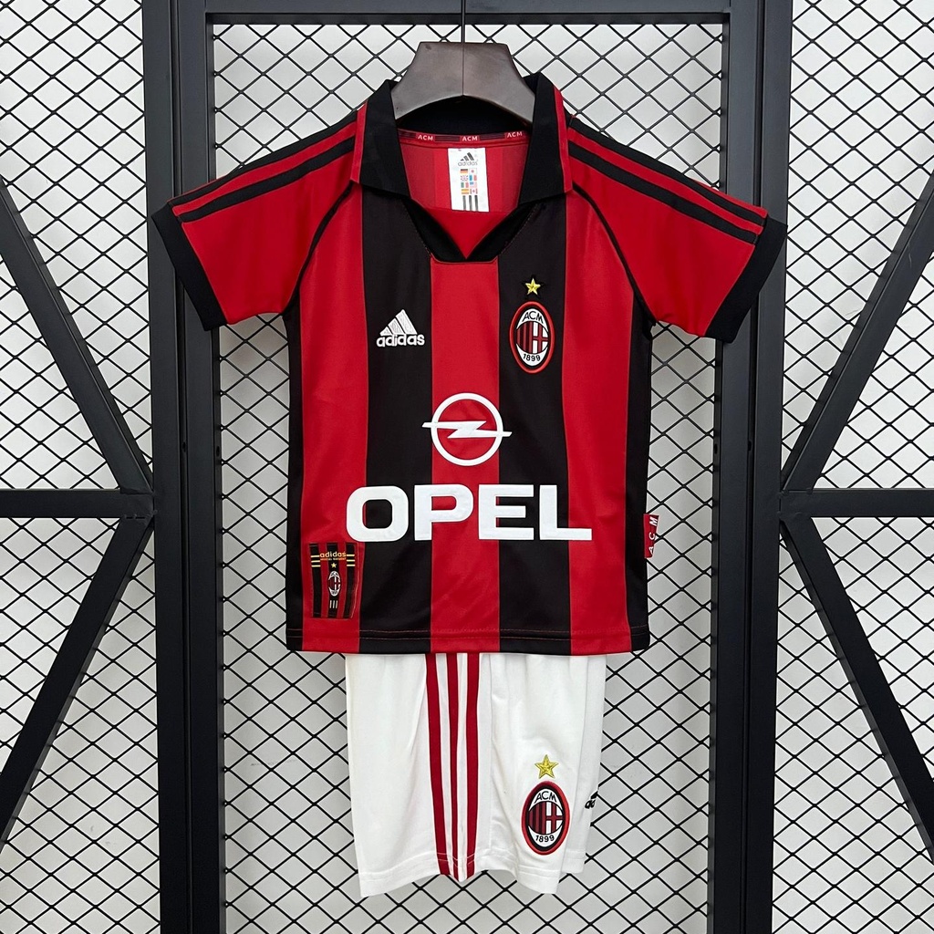 1998/99 AC Milan Home Retro Kids Kit (16, Yes, Yes)