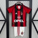 1998/99 AC Milan Home Retro Kids Kit