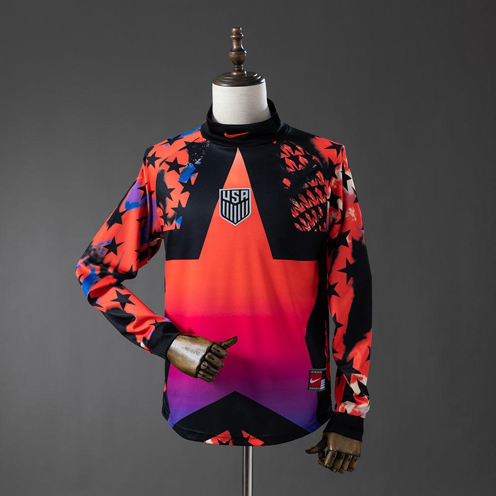 2026 USA Home Goalkeeper (Long Sleeve) World Cup (S, Yes, Yes)