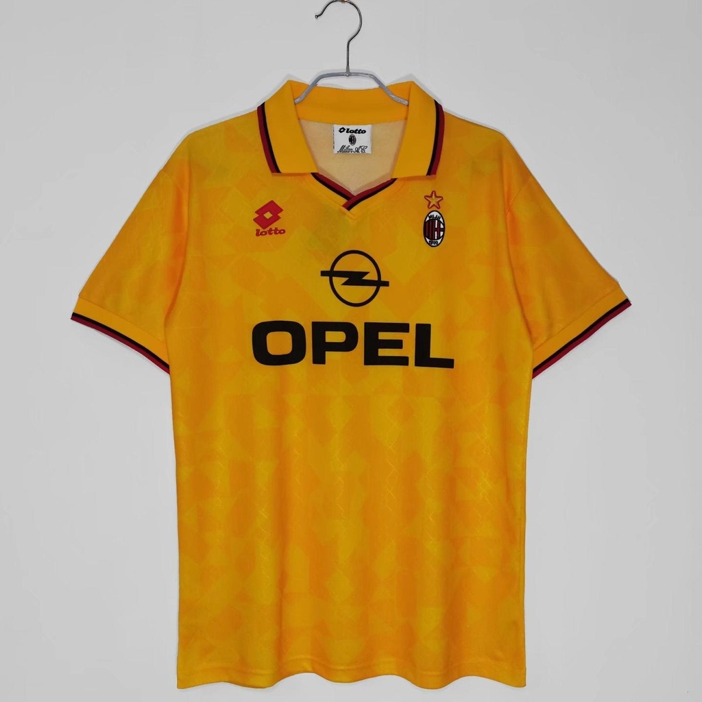 1995/96 AC Milan Third Yellow 8A (M, Yes, Yes)