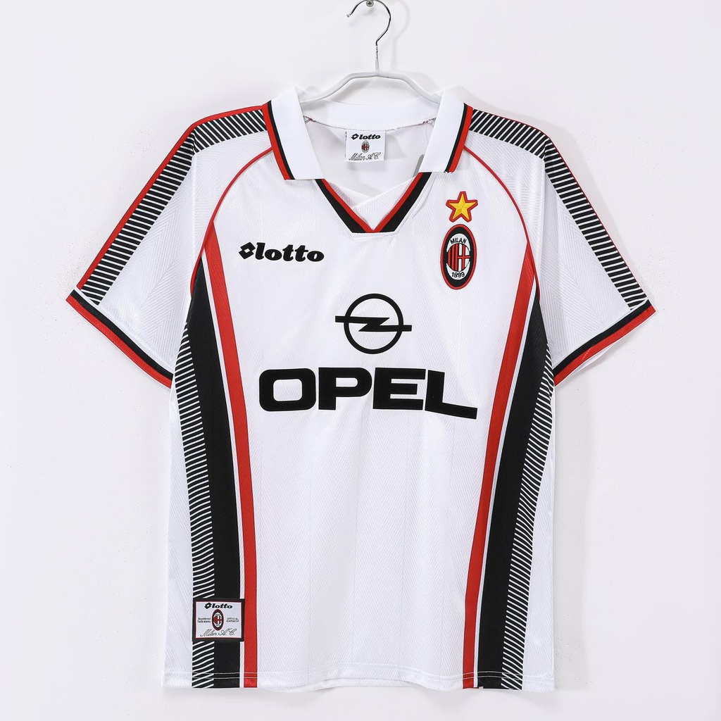 1997/98 AC Milan Away White 8A (M, Yes, Yes)