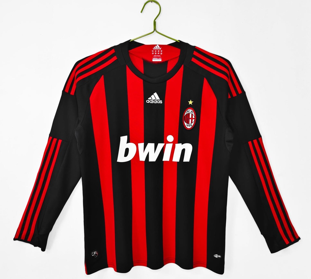 2008/09 AC Milan Home 3B (Long Sleeve) (M, Yes, Yes)