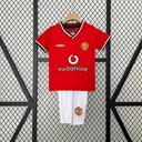 2000/01 Manchester United Home Retro Kids Kit