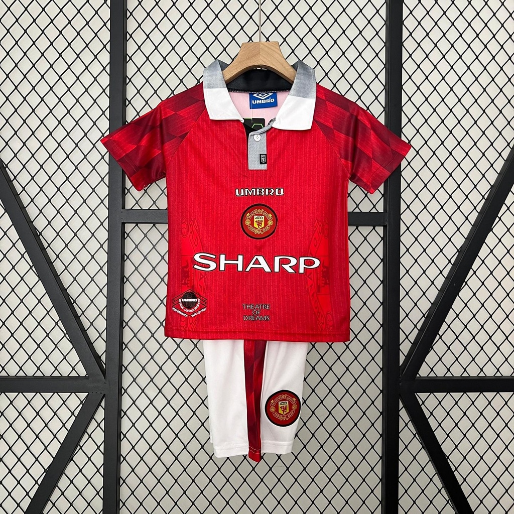 1996/97 Manchester United Home Retro Kids Kit (16, Yes, Yes)
