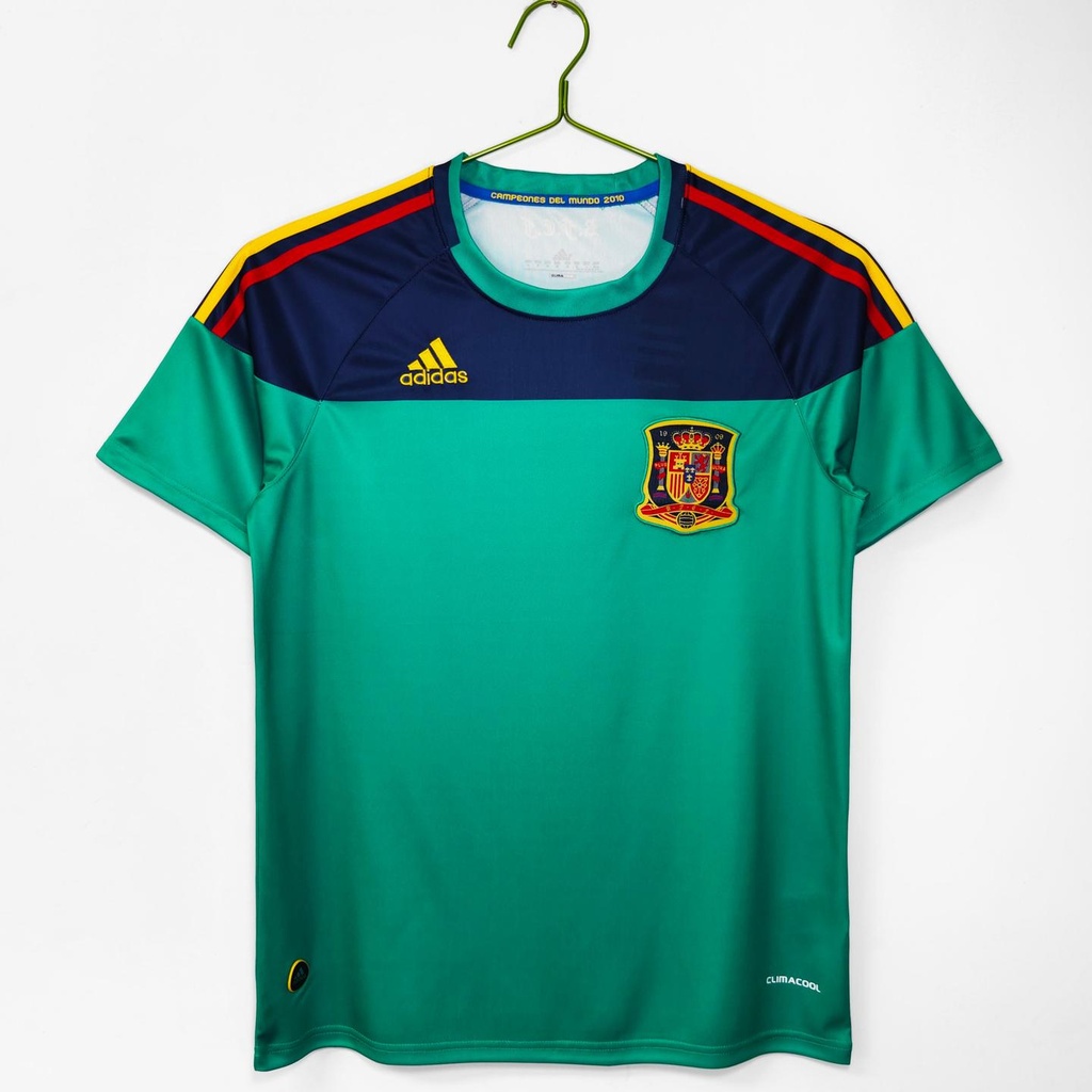2010 Spain Goalkeeper Green Retro 8A (M, Yes, Yes)