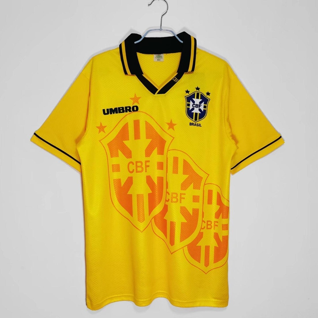 1993/94 Brazil Home Retro 0A (M, Yes, Yes)