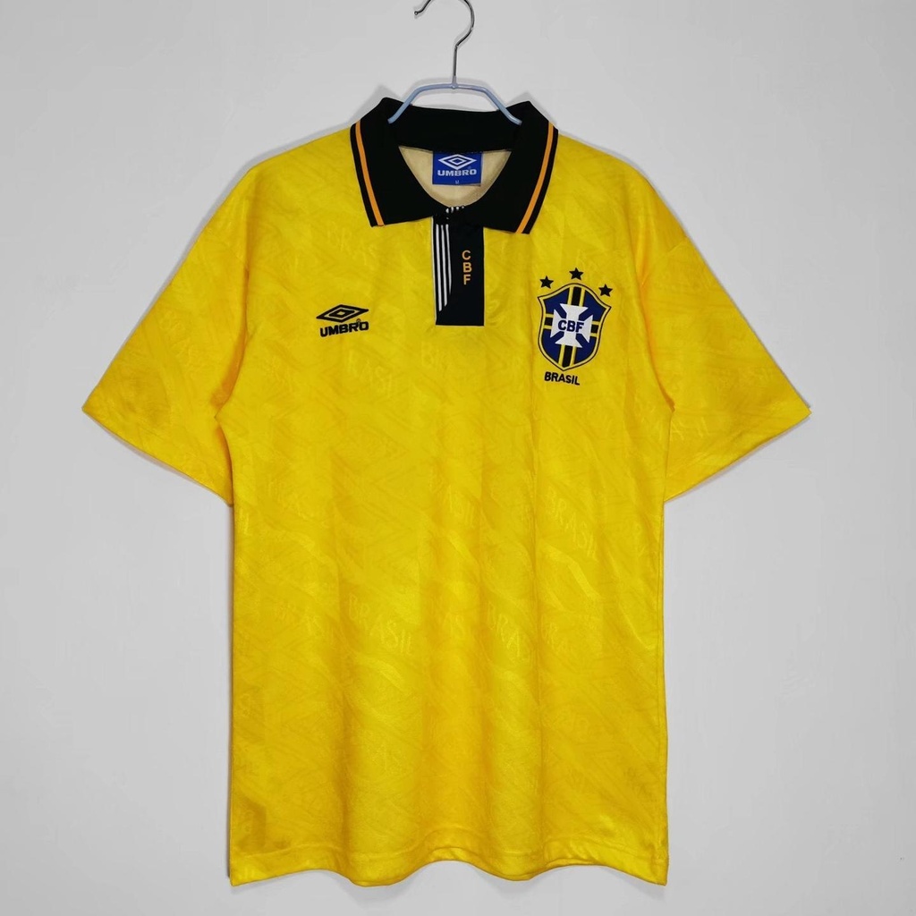 1991/93 Brazil Home Retro 5A (M, Yes, Yes)