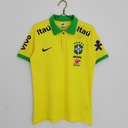 2022 Brazil Yellow Polo Shirt 8A
