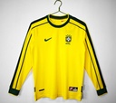 1998 Brazil Away Retro 0B (Long Sleeve)