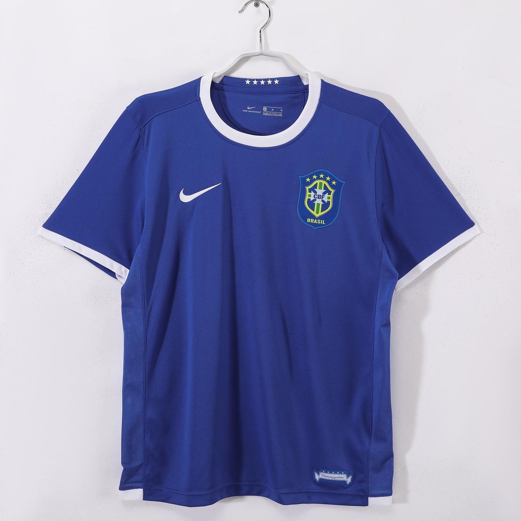 2006 Brazil Away Retro 8A (M, Yes, Yes)