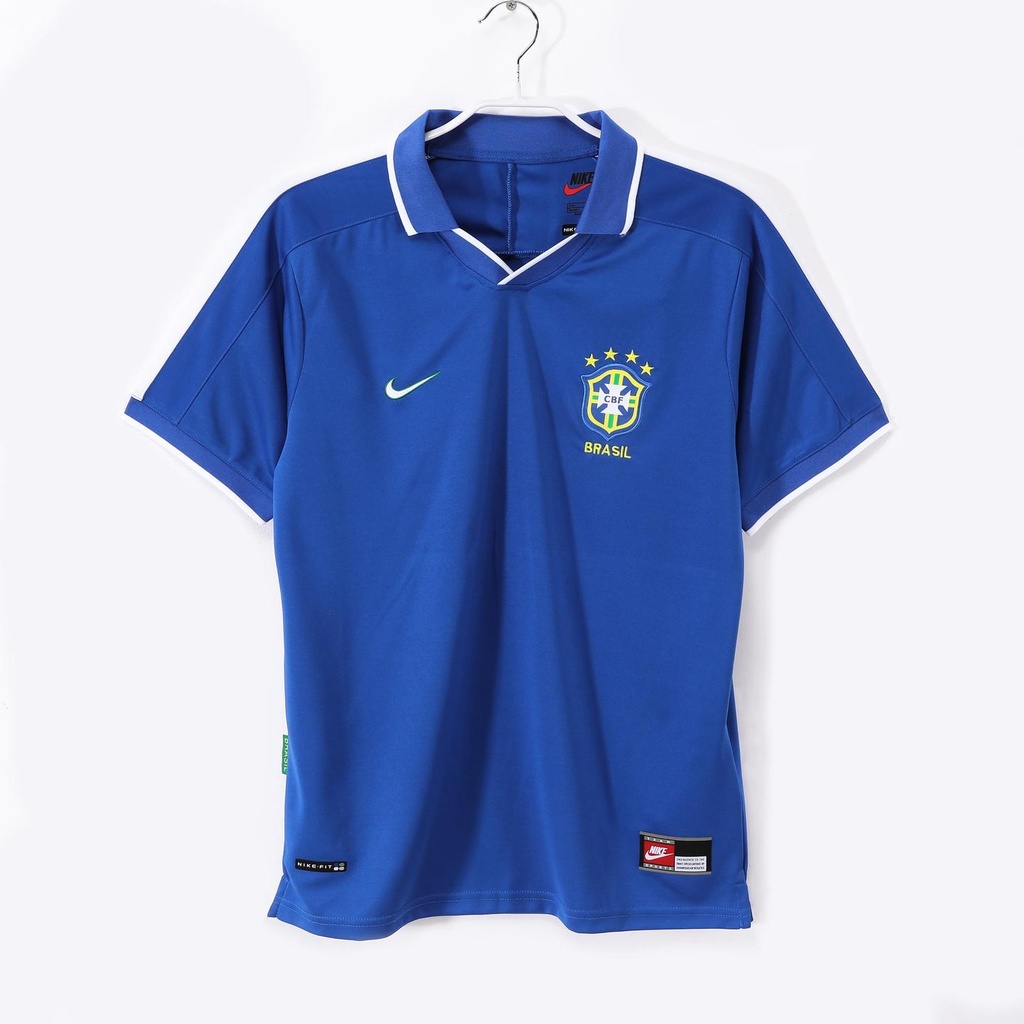 1997 Brazil Away Retro 5A (M, Yes, Yes)
