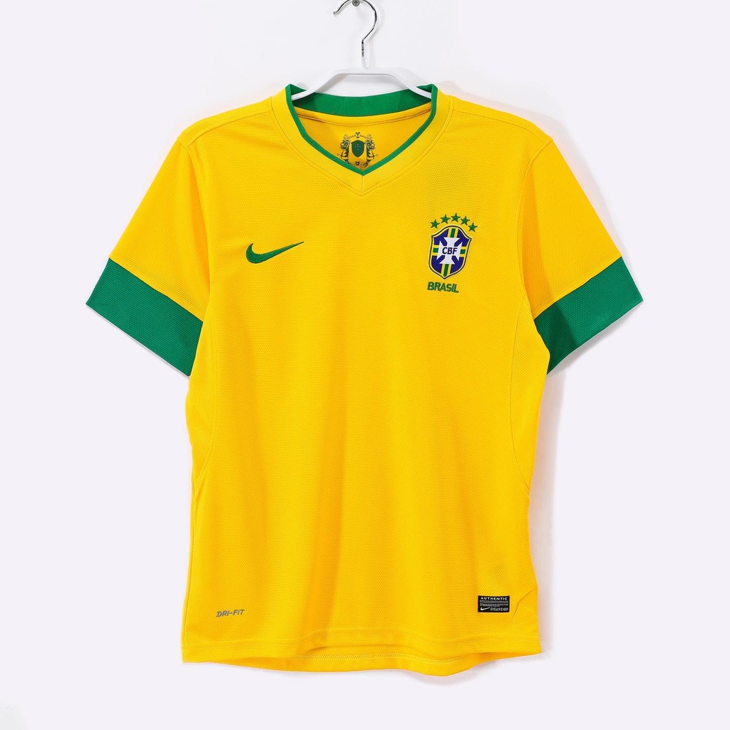 2012/13 Brazil Home Retro 8A (M, Yes, Yes)