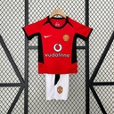 2002/04 Manchester United Home Retro Kids Kit