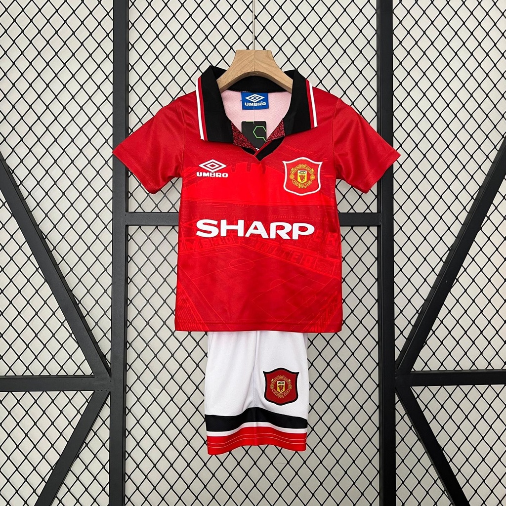 1994/96 Manchester United Home Retro Kids Kit (16, Yes, Yes)