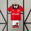 1994/96 Manchester United Home Retro Kids Kit