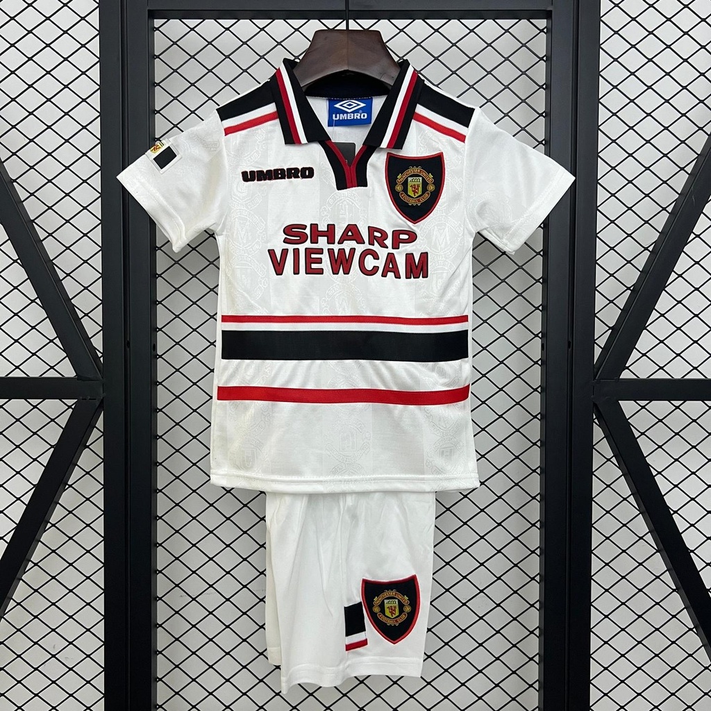 1997/98 Manchester United Away Retro Kids Kit (16, Yes, Yes)