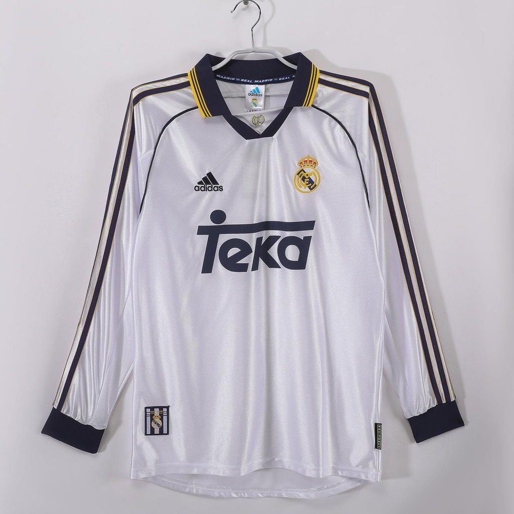 1998/00 Real Madrid Home 3B (Long Sleeve)