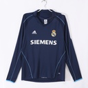 2005/06 Real Madrid Away Royal Blue 3B (Long Sleeve)