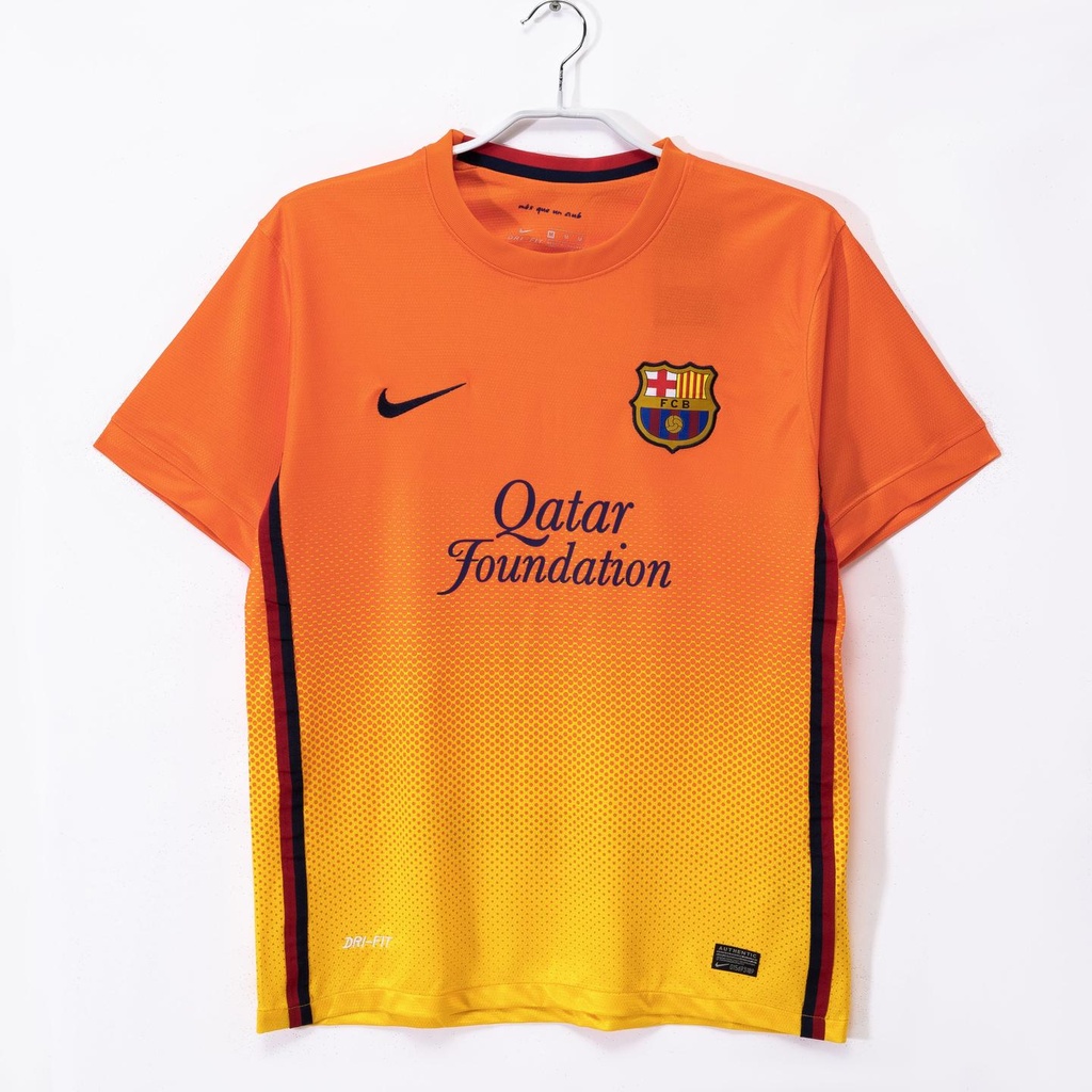 2012/13 Barcelona Away Orange 5A (M, Yes, Yes)