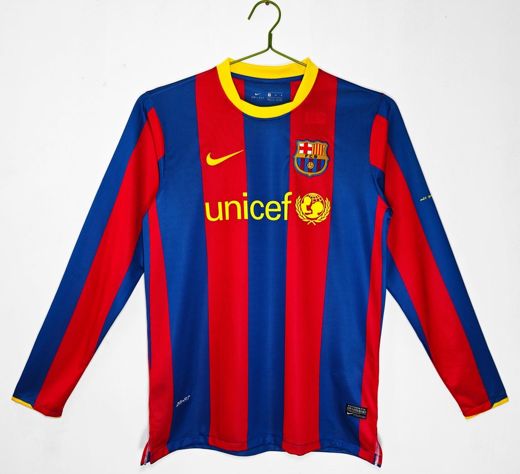 2010/11 Barcelona Home League Version 3B (Long Sleeve)