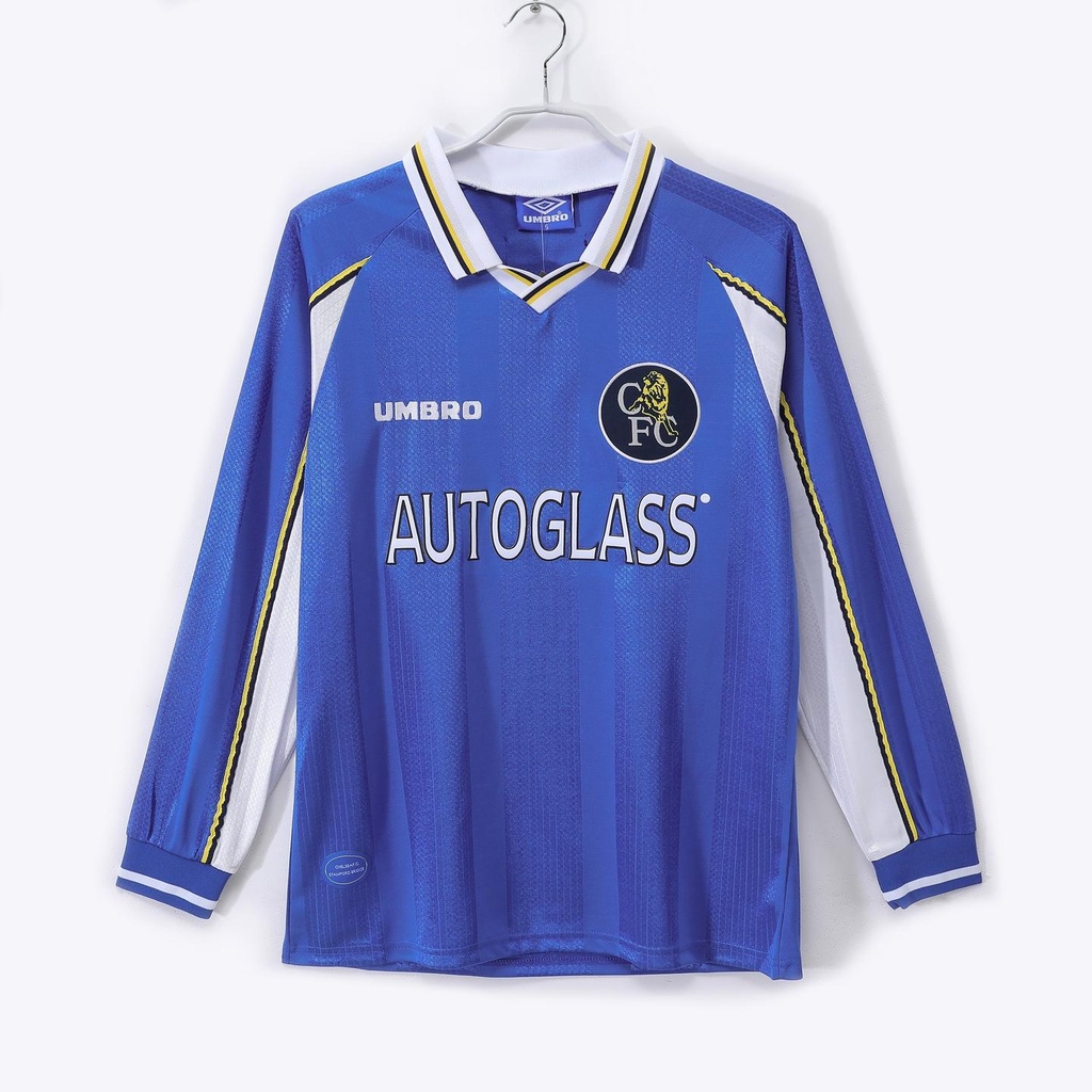 1997/99 Chelsea Home 3B (Long Sleeve) (M, Yes, Yes)