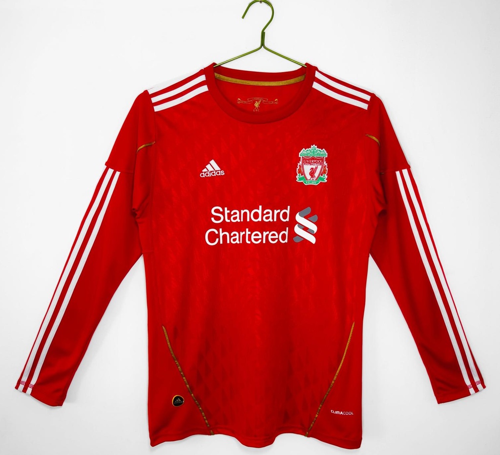 2010/11 Liverpool Home 3B (Long Sleeve) (M, Yes, Yes)