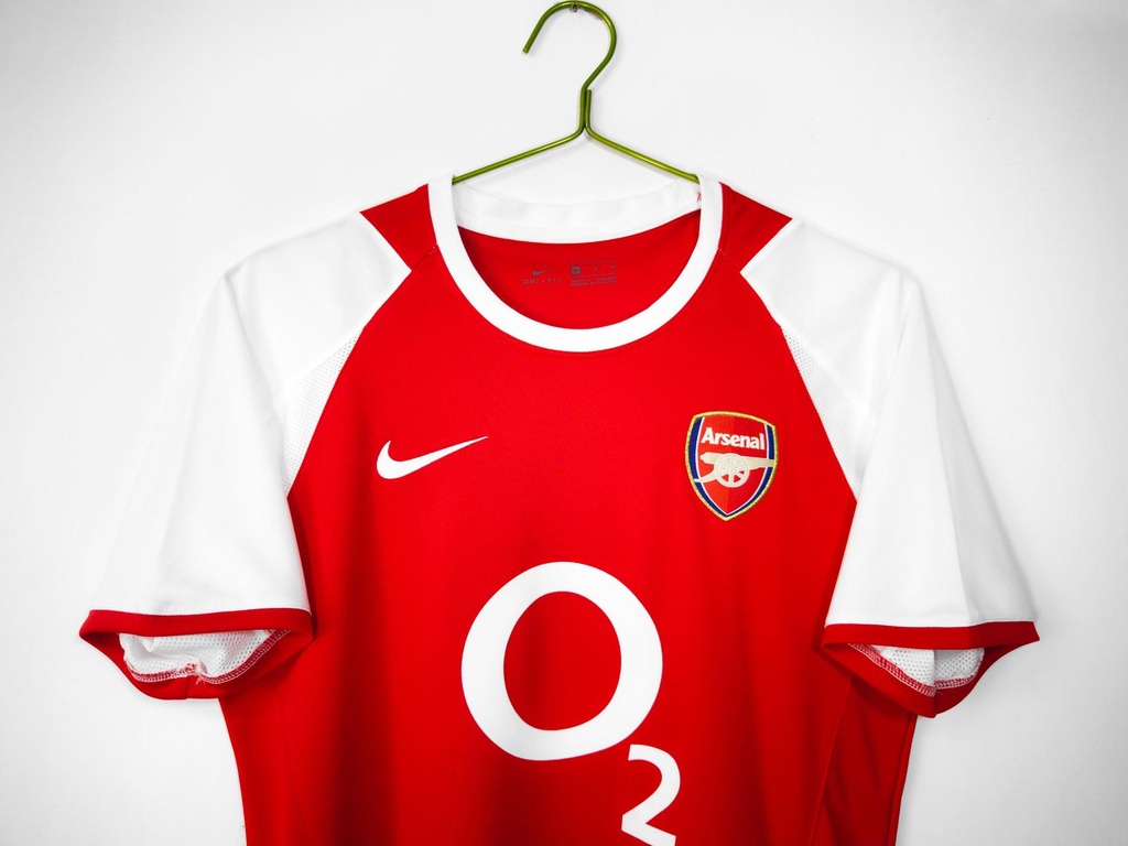 2002/04 Arsenal Home Retro 0B (M, Yes, Yes)