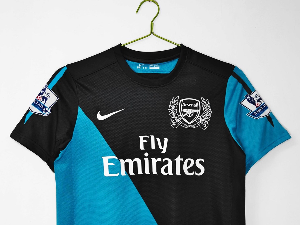 2011/12 Arsenal Away Blue/Black 0B (M, Yes, Yes)
