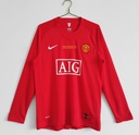 2007/08 Manchester United Home UCL 0B (Long Sleeve)