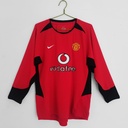 2002/04 Manchester United Home Retro 3B (Long Sleeve)