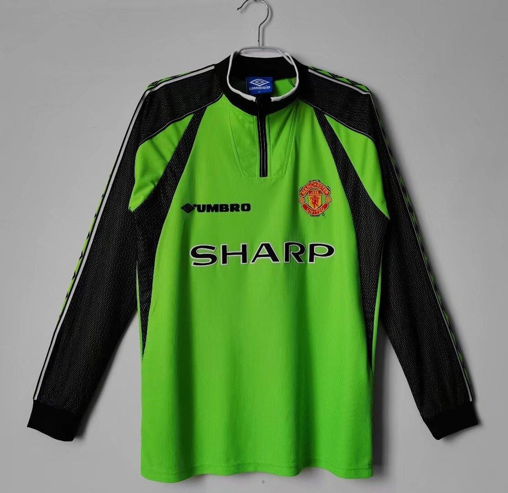 1998/99 Manchester United Goalkeeper Green 5B (Long Sleeve)