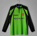 1998/99 Manchester United Goalkeeper Green 5B (Long Sleeve)