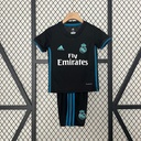 2017/18 Real Madrid Away Black Kids Kit