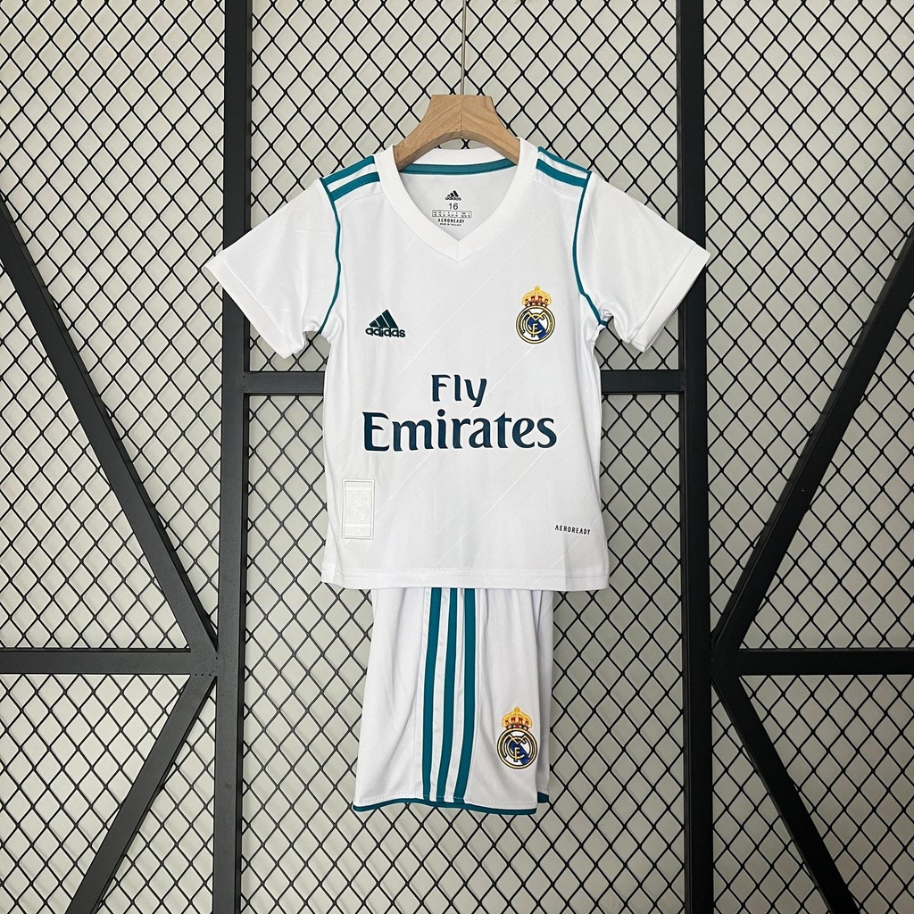 2017/18 Real Madrid Home Retro Kids Kit (16, Yes, Yes)