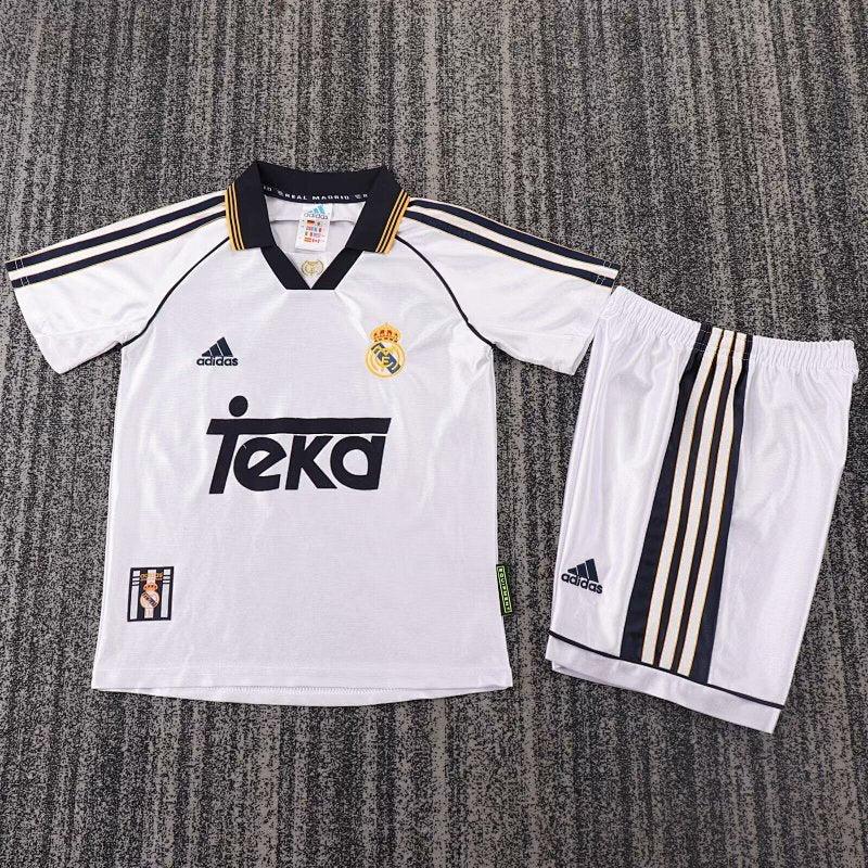 1998/00 Real Madrid Home Retro Kids Kit (16, Yes, Yes)