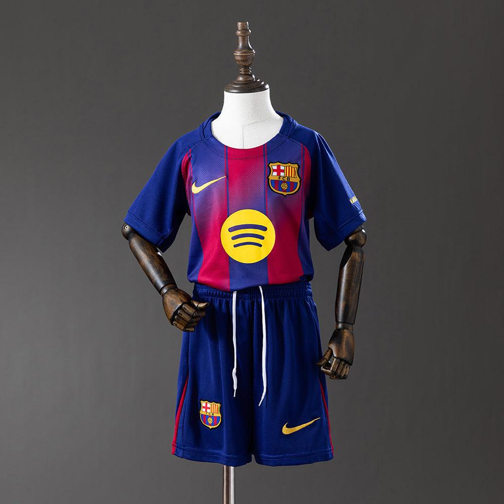 2025/26 Barcelona Home Kids Kit (16, Yes, Yes)